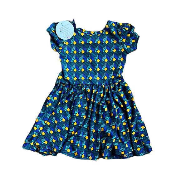 Girls Dot Dot Smile Twirl Dress Short Sleeves 12/24 months NWT - Picture 1 of 3